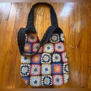 Free People Crochet Tote Bag 🧶
